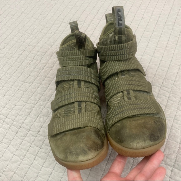 Nike Lebron Soldier 11 Basketball Shoes Camo - Picture 7 of 11